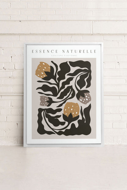 ESSENCE NATURELLE, Oeuvre sur toile étirée
