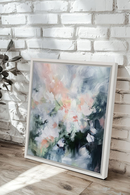 BLUSH HARMONY, Oeuvre sur toile étirée