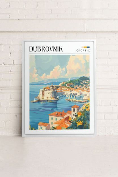 Dubrovnik, Oeuvre sur toile étirée