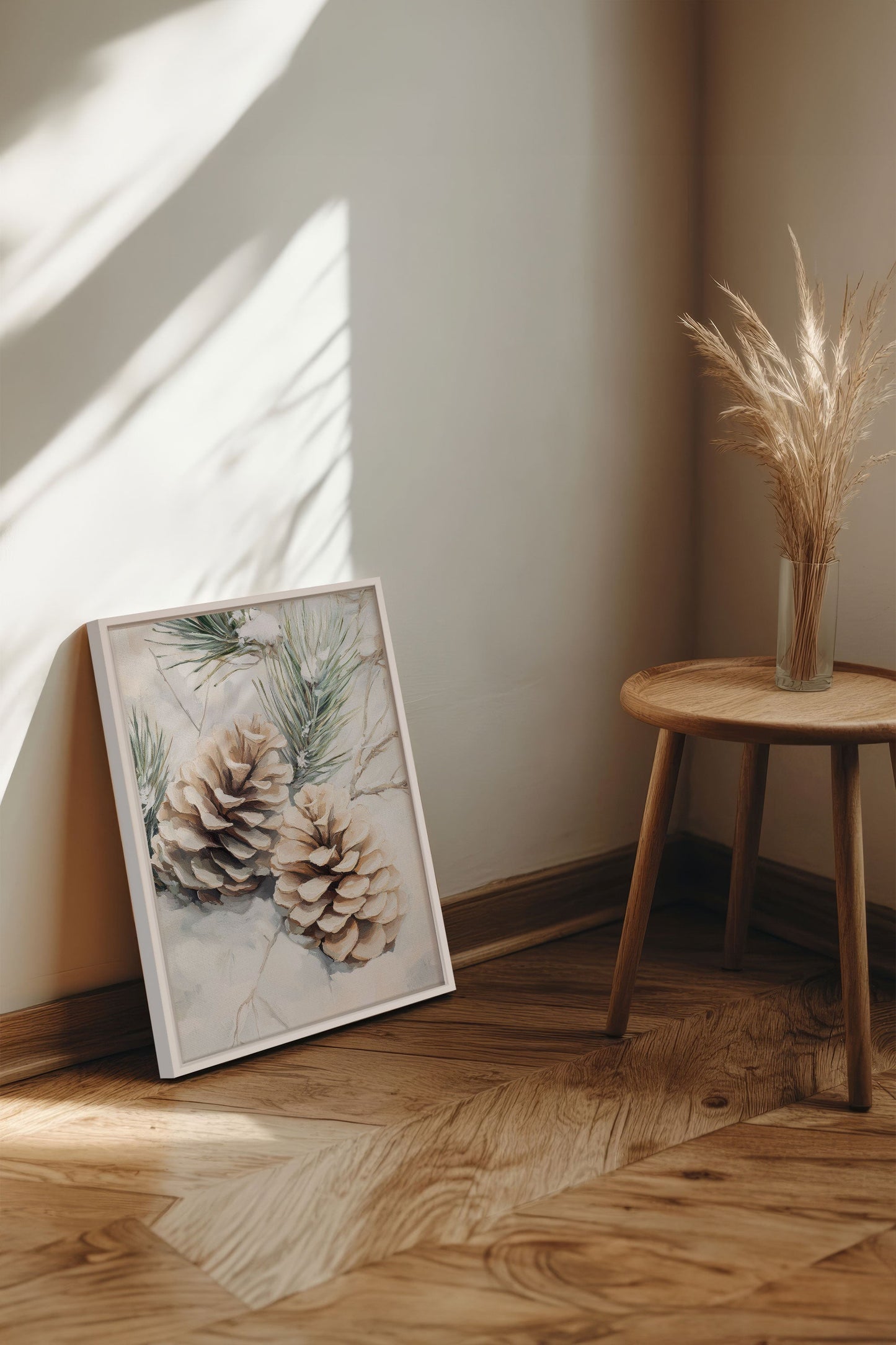 ÉCLATS DE GIVRE, Oeuvre sur toile étirée