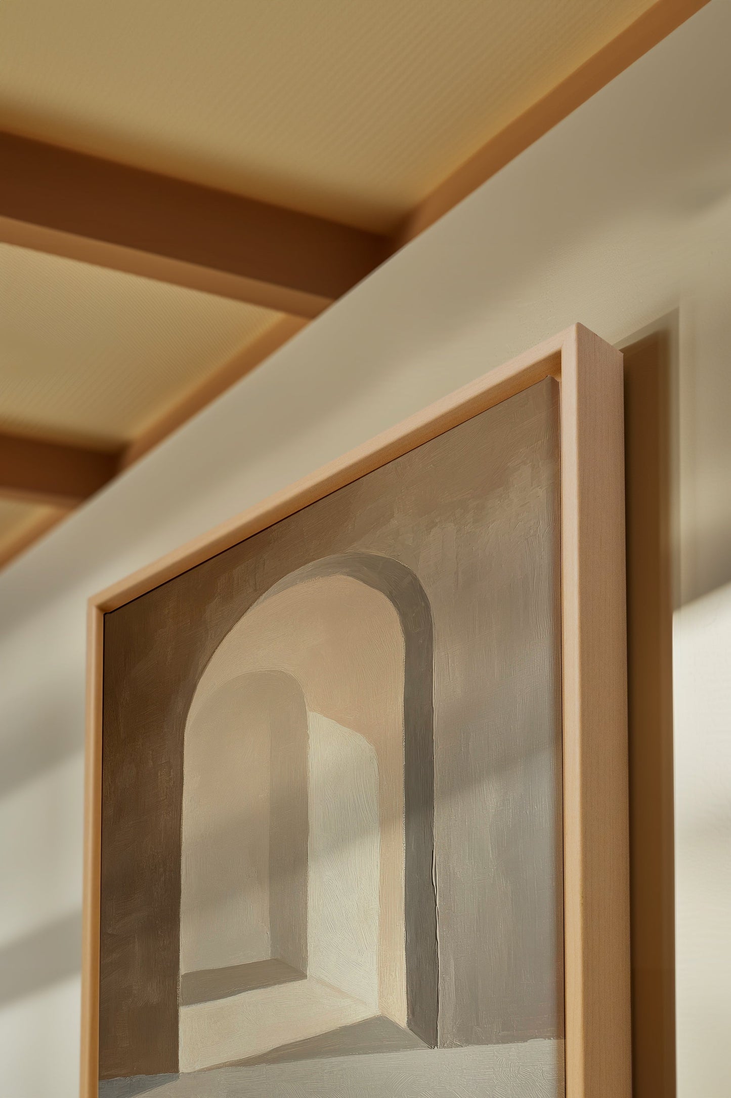 GOLDEN ARCH, Oeuvre sur toile étirée