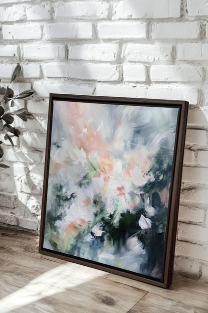 BLUSH HARMONY, Oeuvre sur toile étirée