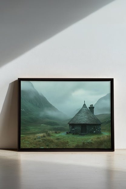 REFUGE DU GARDIEN, Oeuvre sur toile étirée