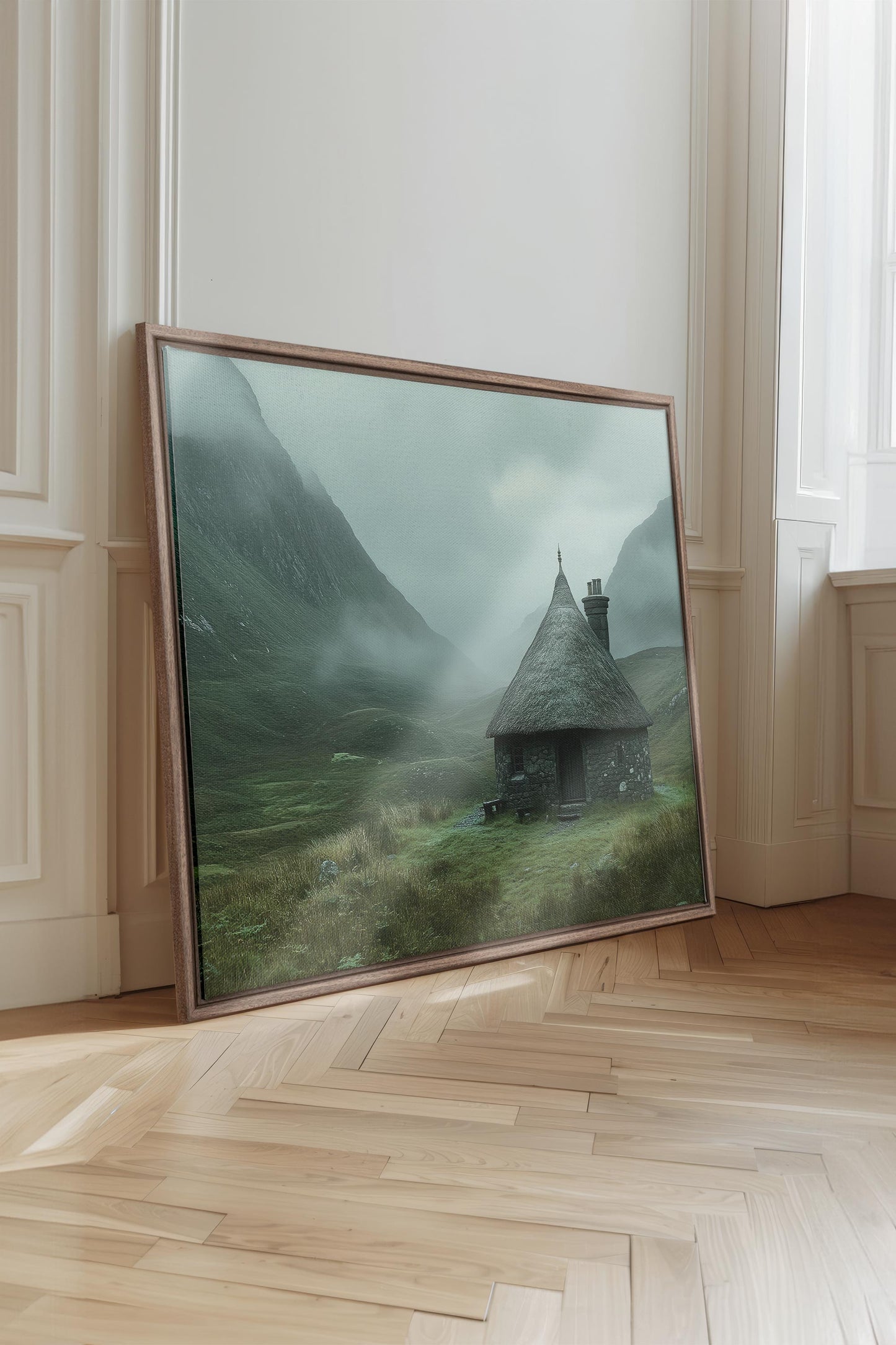 REFUGE DU GARDIEN, Oeuvre sur toile étirée