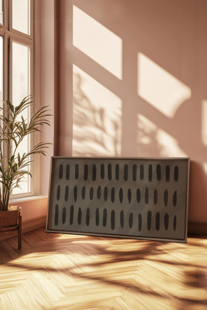 SILENT BEATS, Oeuvre sur toile étirée