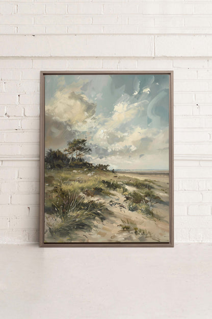 LUSH LITTORAL, Oeuvre sur toile étirée