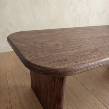 60 inch coffee table in walnut