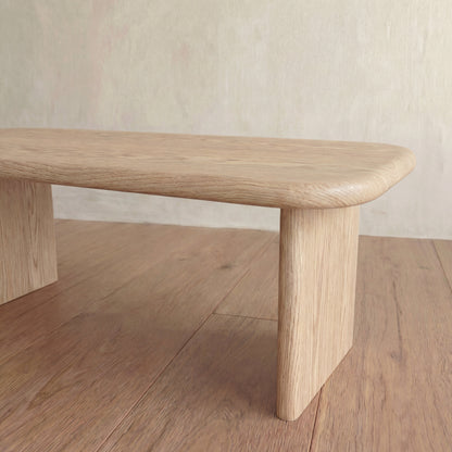 60 inch coffee table in white oak