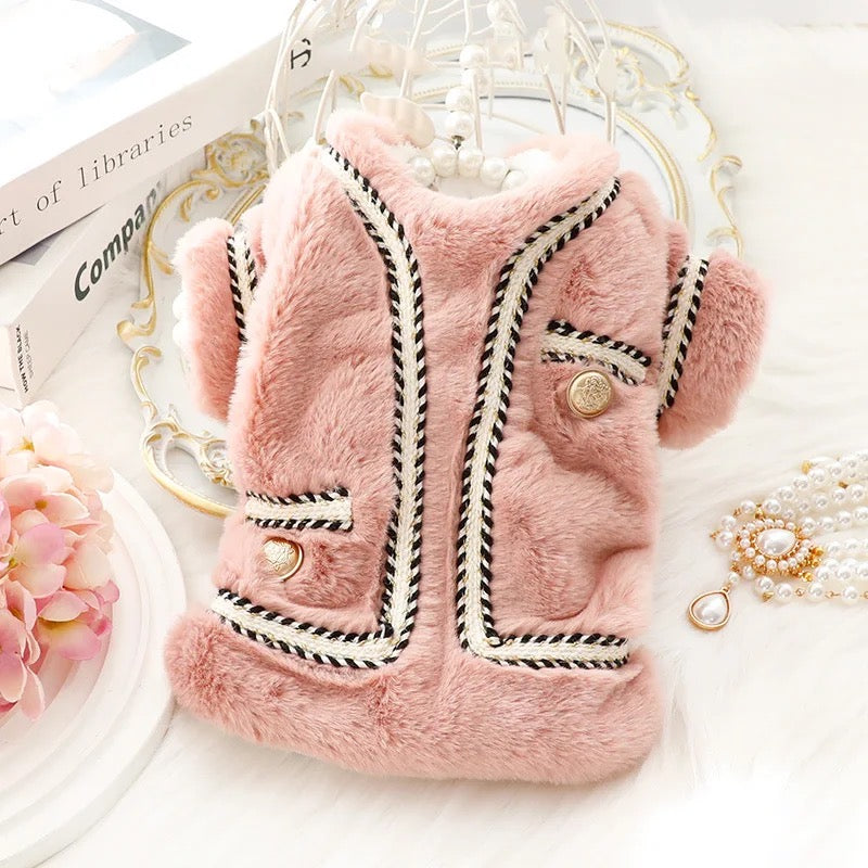 Odesa Plush Dog Coat | Warm Dog Coat for Cold Weather