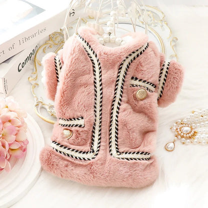 Odesa Plush Dog Coat | Warm Dog Coat for Cold Weather