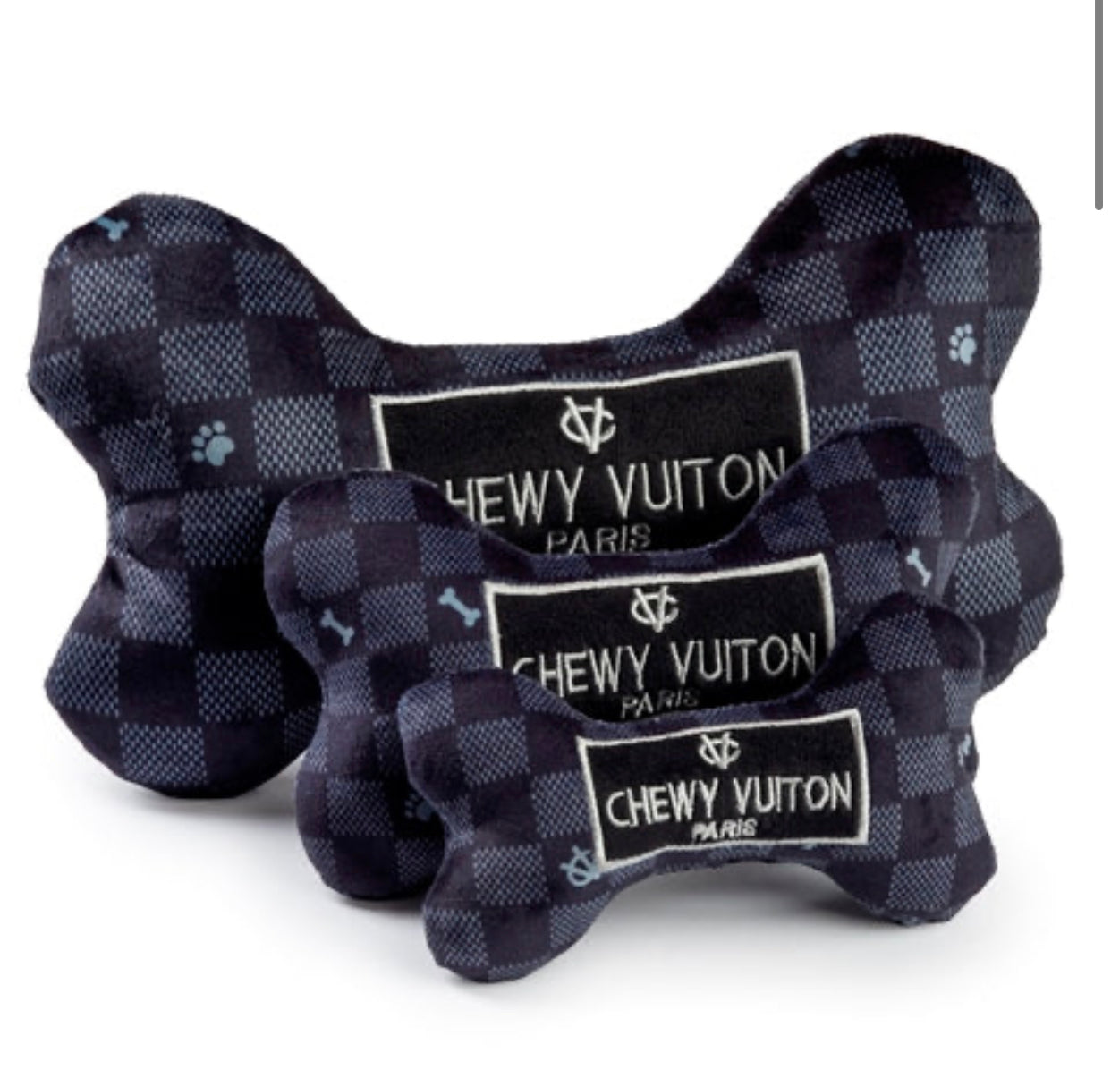 Chewy Vuitawn Bone Toy – Plush Dog Toy