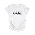 602 Phoenix Arizona USA Area Code City Skyline Gift - Unisex T-Shirt - Inspired X