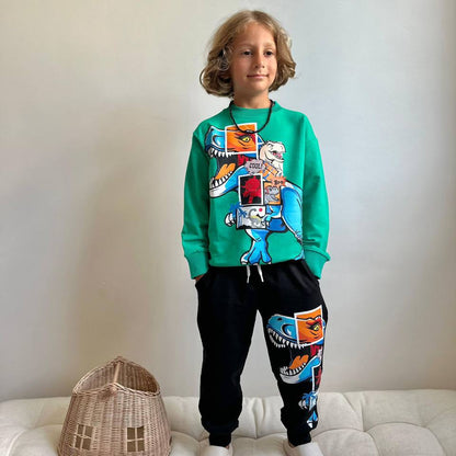 T-Rex Square Boys Joggers Set