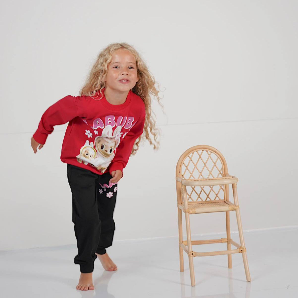 La-Bu-Bu Family Girls Jogger Set