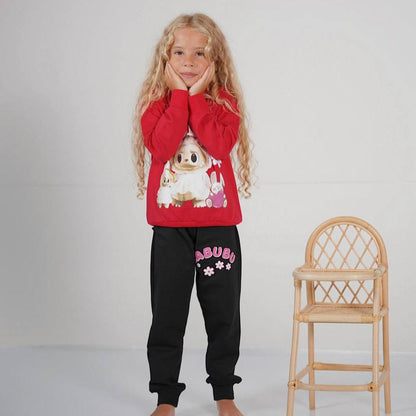 La-Bu-Bu Family Girls Jogger Set