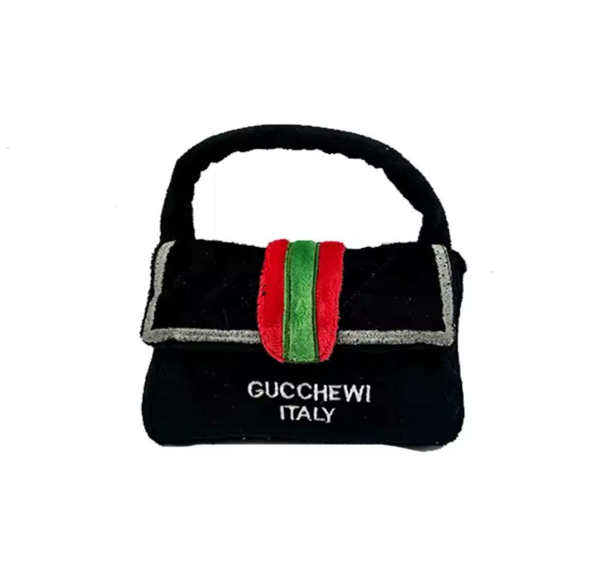 Gucchewi Purse Plush Toy – Luxury Plush Dog Toy