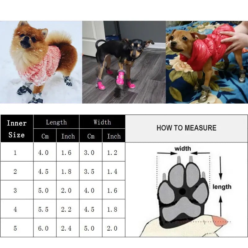 Dog Boots | Waterproof Dog Paw Boots