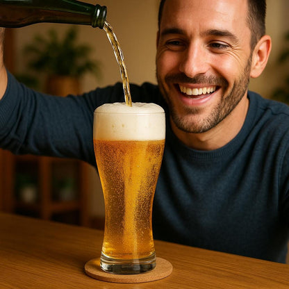 Slash Pilsner Glasses: Scientific Design [Japan]