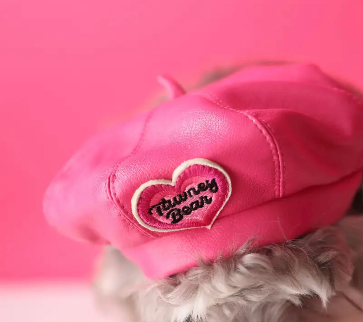 Heart Beret Dog Hat | Luxury Dog Fashion Accessory