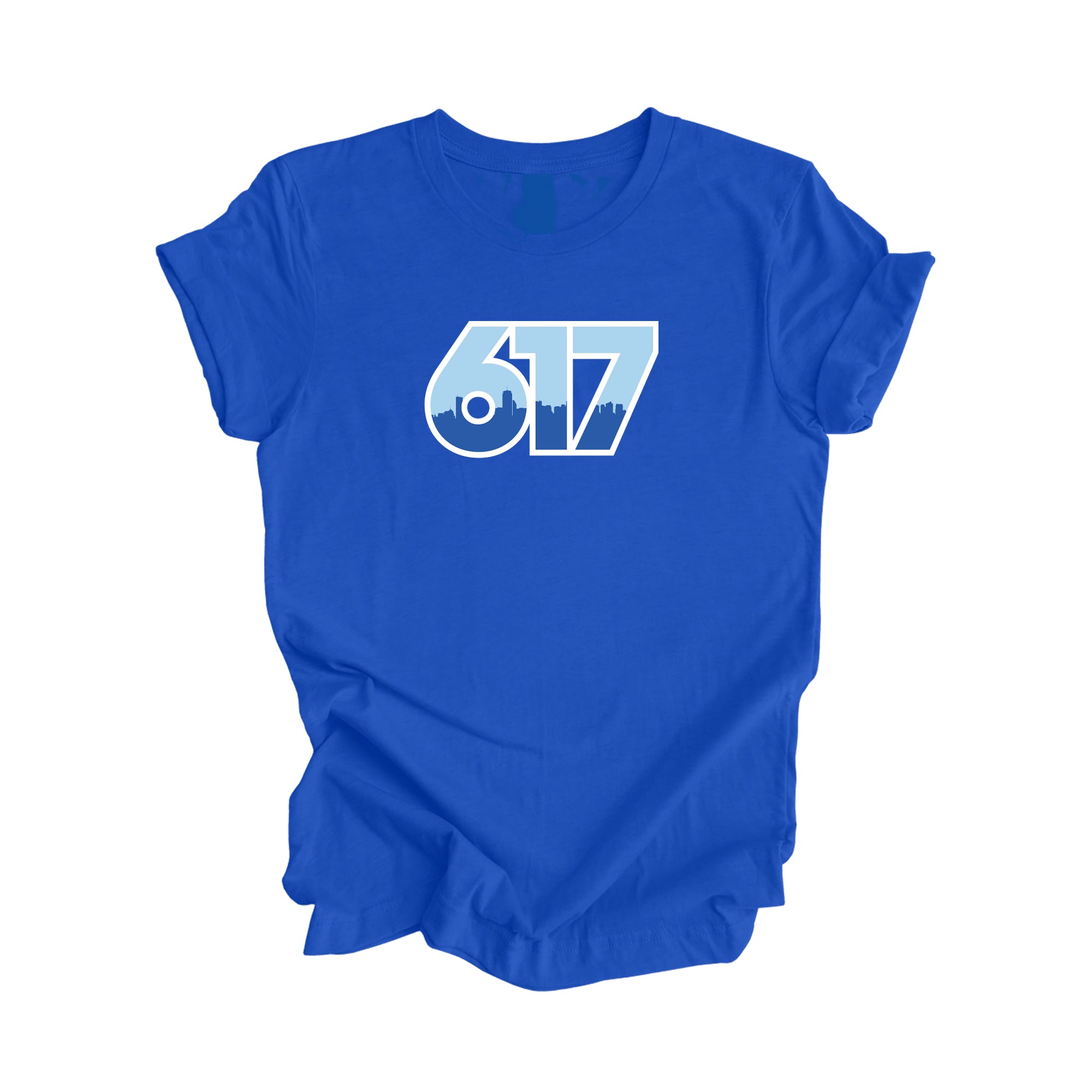 617 Boston Massachusetts USA Area Code City Skyline Gift - Unisex T-Shirt - Inspired X