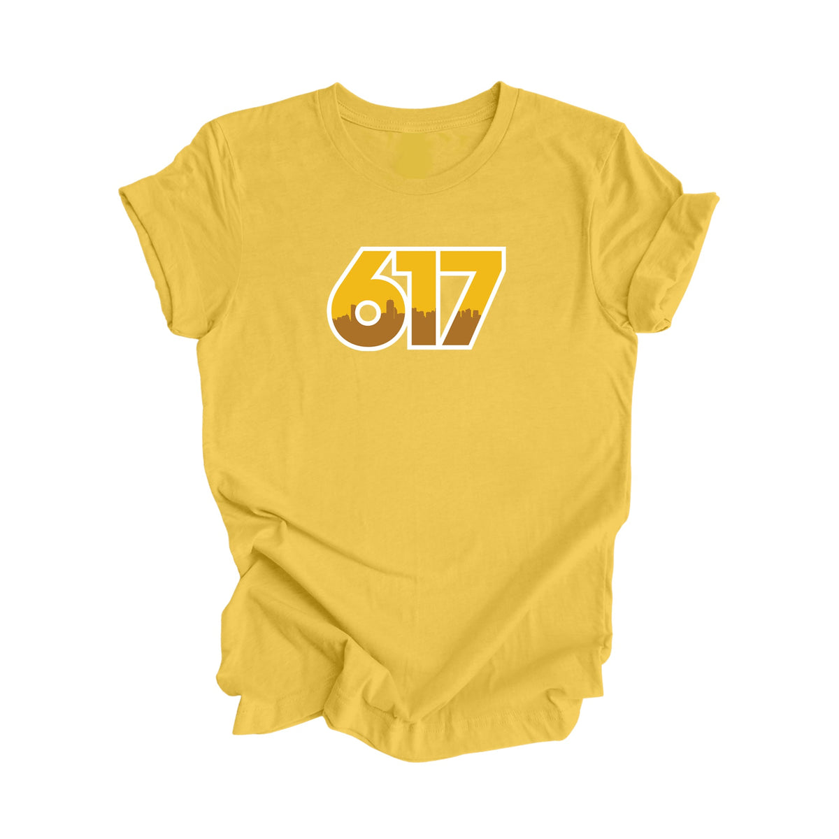617 Boston Massachusetts USA Area Code City Skyline Gift - Unisex T-Shirt - Inspired X