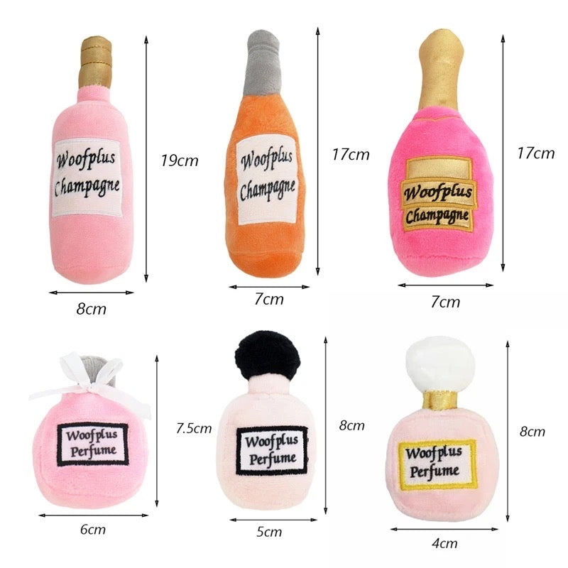 Champagne Doggie Toys – Plush Dog Toys