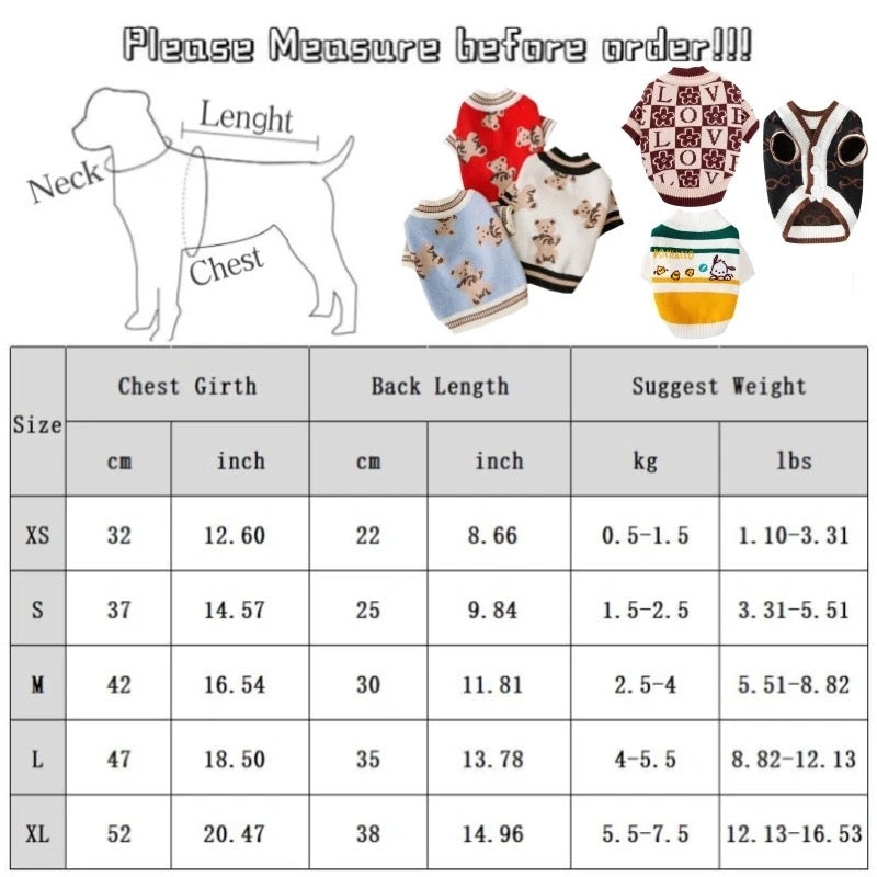 Gigi Sweater – Dog Sweater