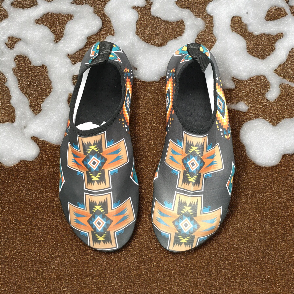 Obsidian Wave Aqua Flats