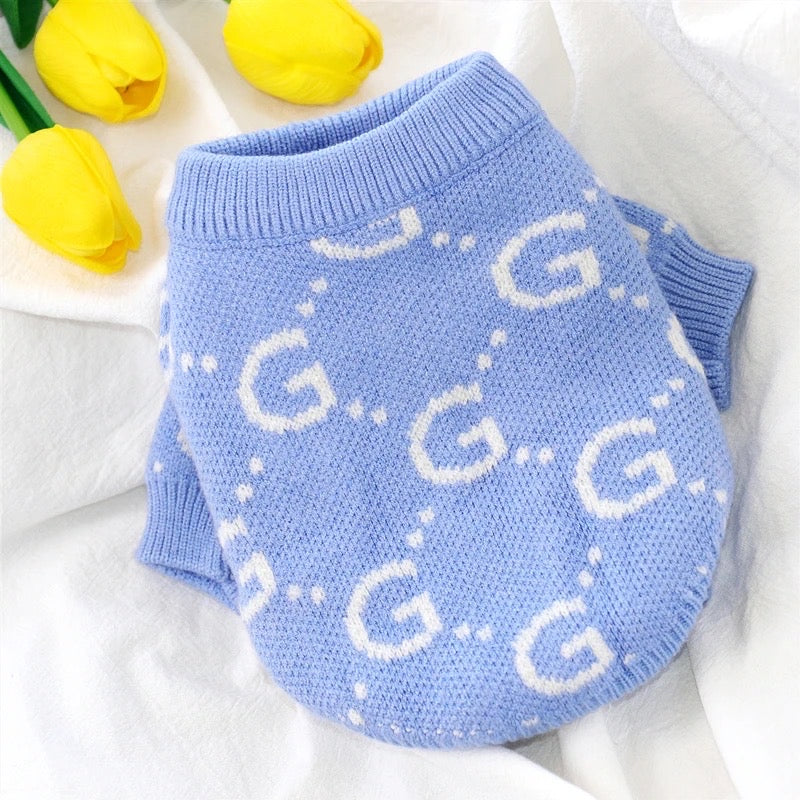 GiGi Sweater – Luxury Knit Streetwear for Dogs