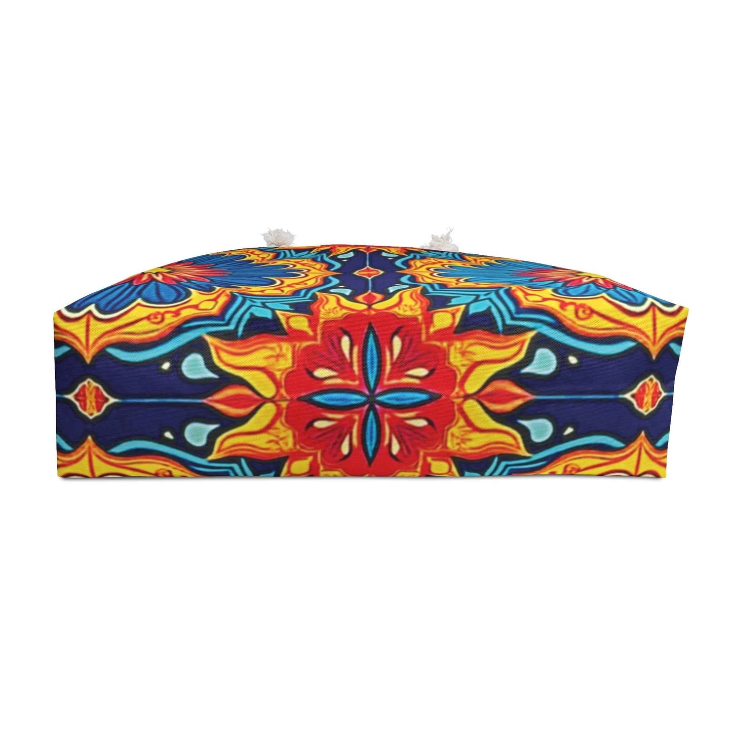 Colorful Mandala Floral Pattern Weekender Bag | Bohemian Travel Tote