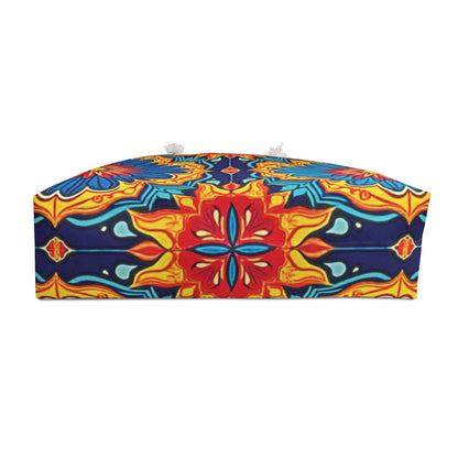 Colorful Mandala Floral Pattern Weekender Bag | Bohemian Travel Tote