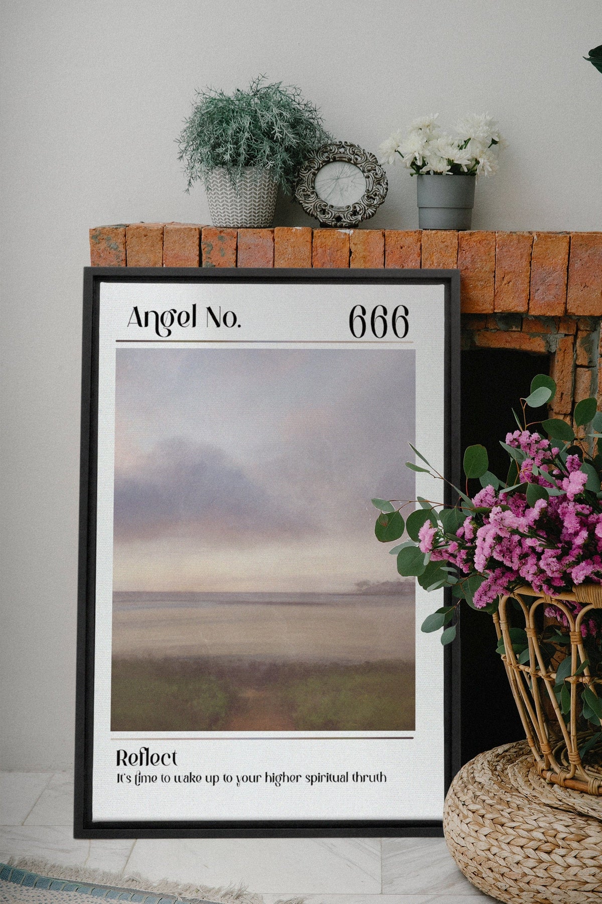 Reflect, Oeuvre sur toile étirée