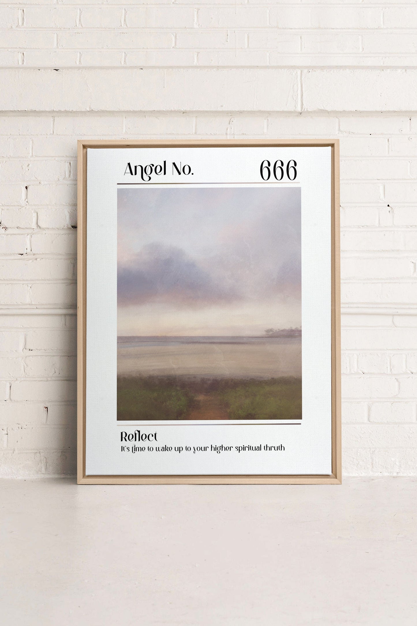 Reflect, Oeuvre sur toile étirée