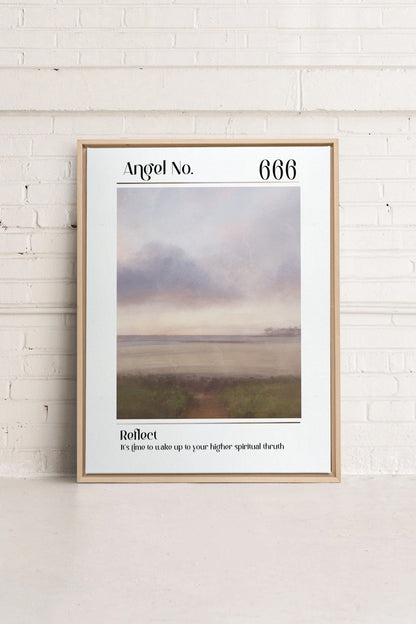 Reflect, Oeuvre sur toile étirée