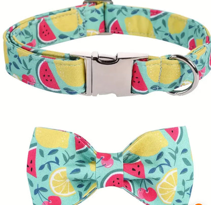 Watermelon Dog Bow Tie Collar | Printed Dog Collar