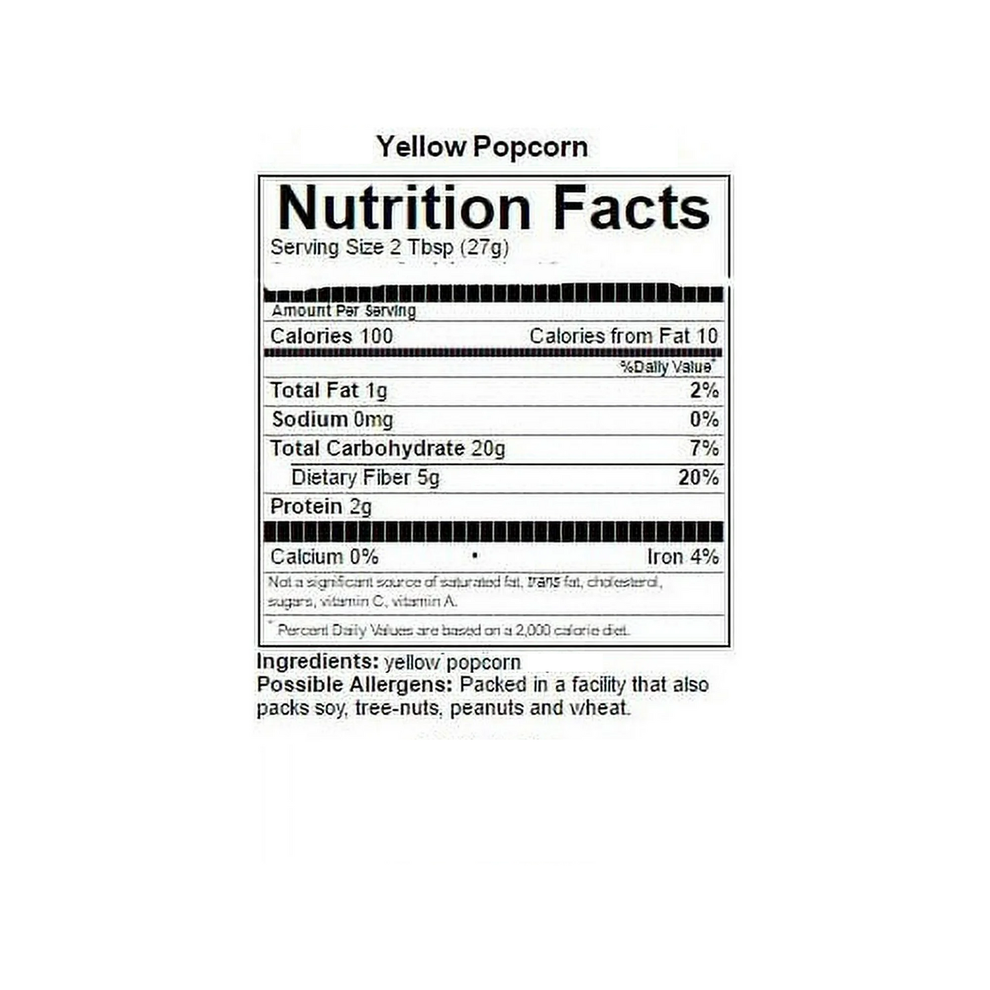 Raw Popcorn Kernels Yellow Bulk (6lbs, 12lbs, 18lbs, 24lbs)