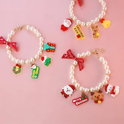 Holiday Elegance Dog Necklace | Christmas Jewelry Collar
