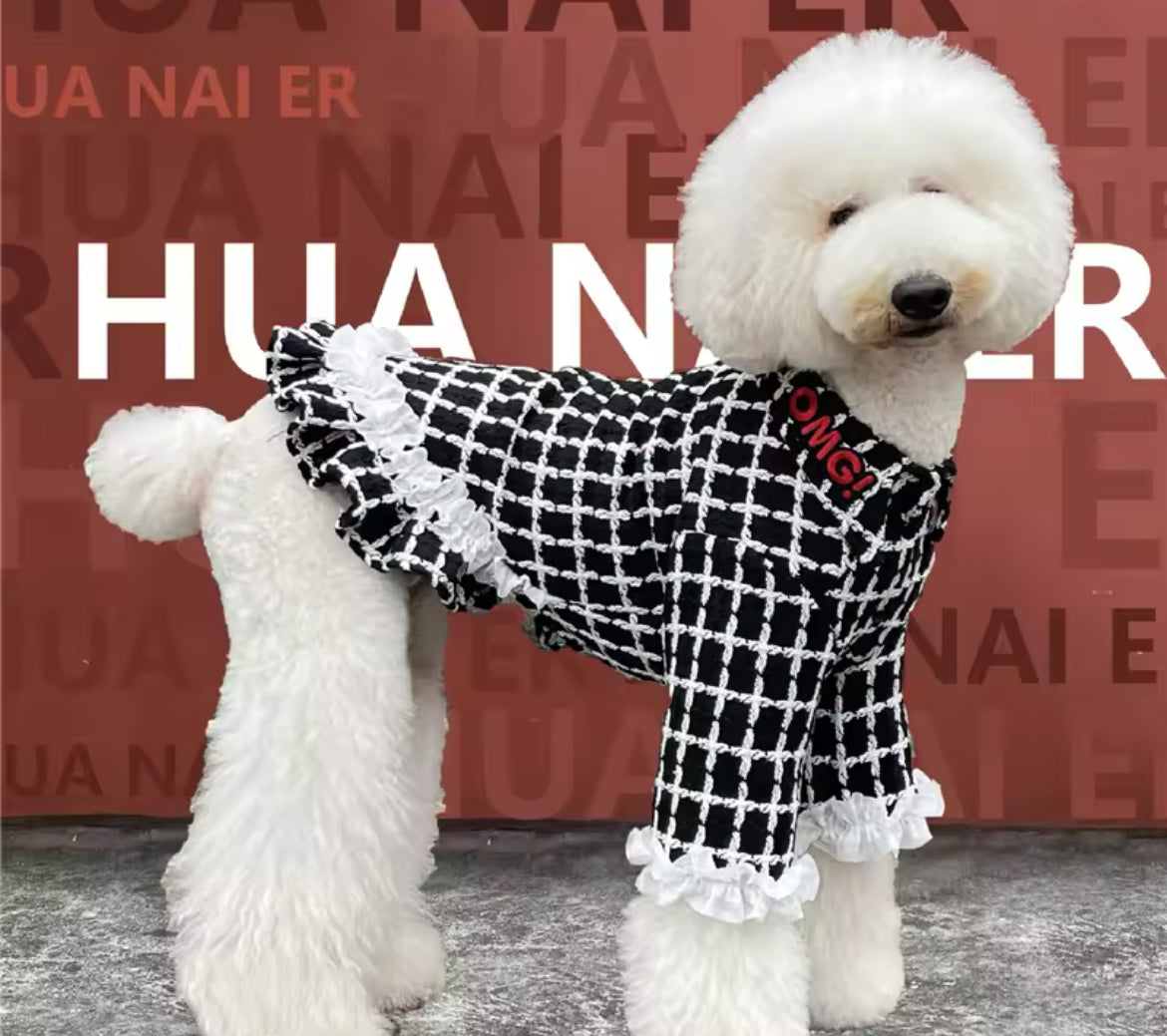 Coco Chewnel Dog Blouse | Dog Blouse for Large Dogs