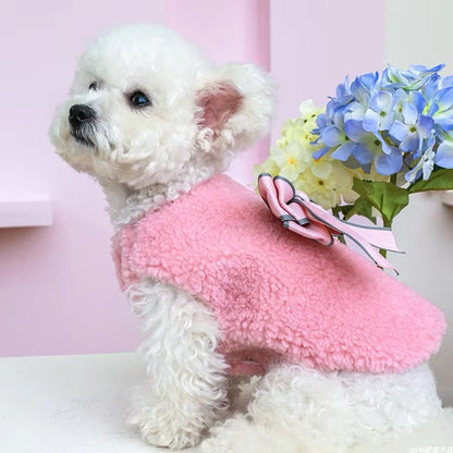 Paris Dog Coat | Fur Trim Everyday Dog Coat