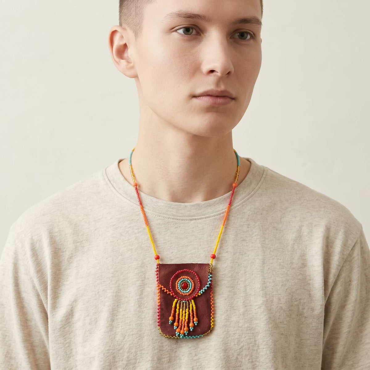 Burgundy Medicine Bag