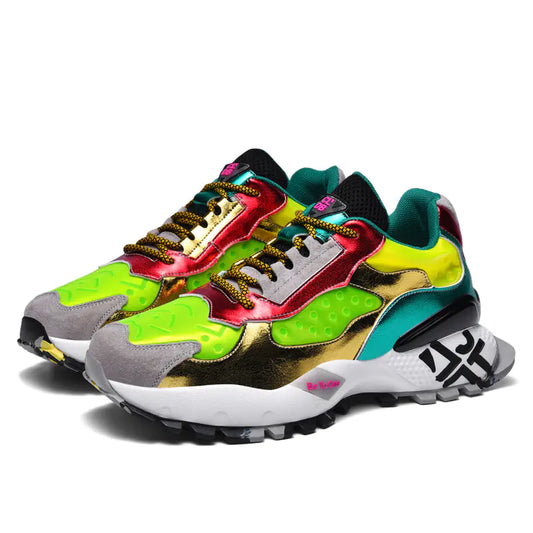 Autumn New Trendy Colorful Dad Sneakers for Men