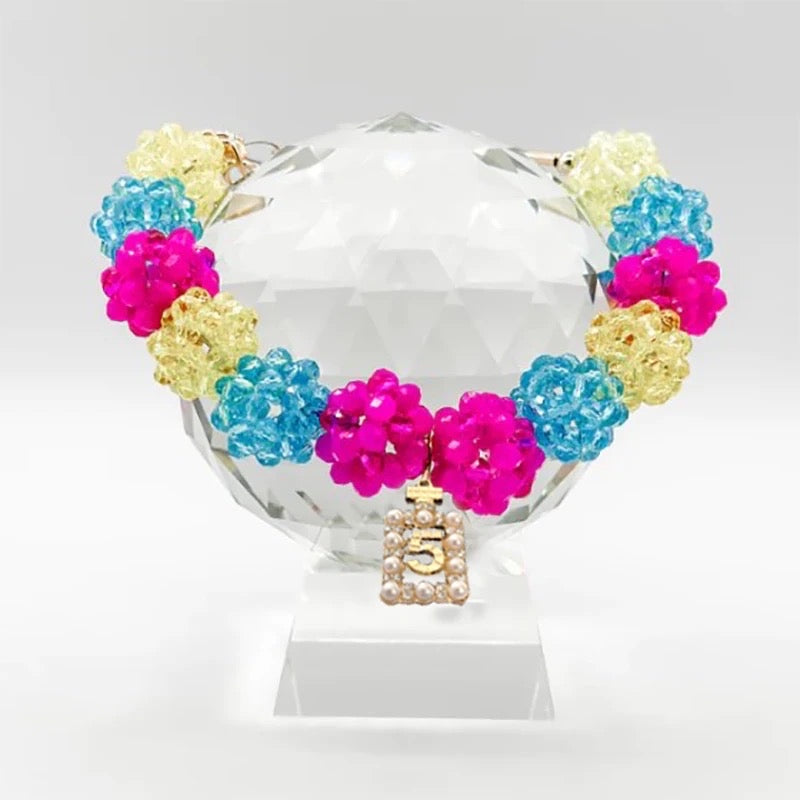 Multicolour Bead Dog Necklace Collar | Jewelry Accessory