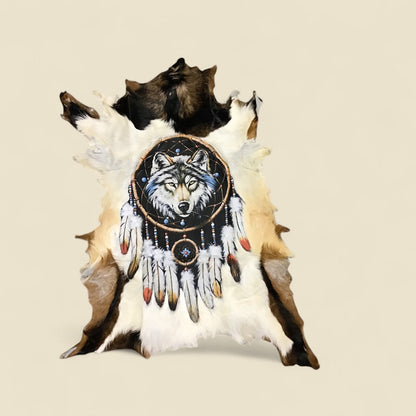 Wolf Hand Wall Painting