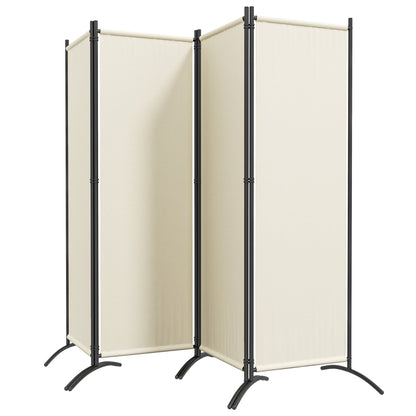 Folding Room Divider, Privacy Screen for Home Office Bedroom, 5.6FT Tall, Dark Grey