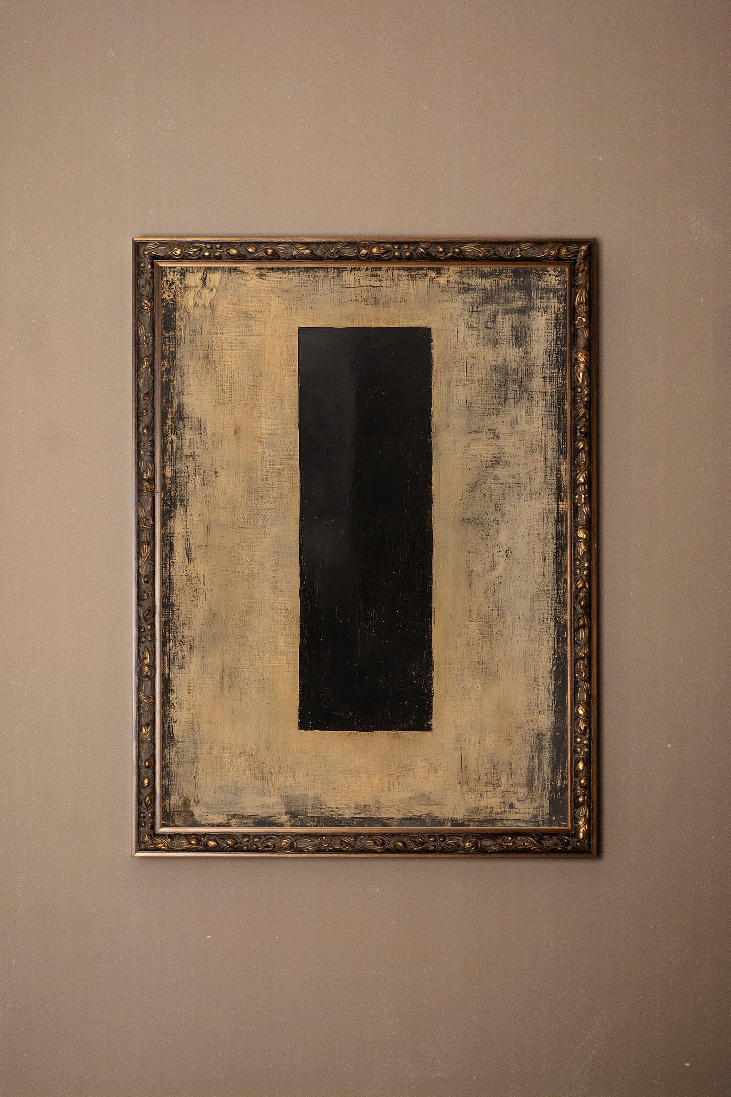 L'ESSENCE DU NOIR, CADRE VINTAGE BRONZE