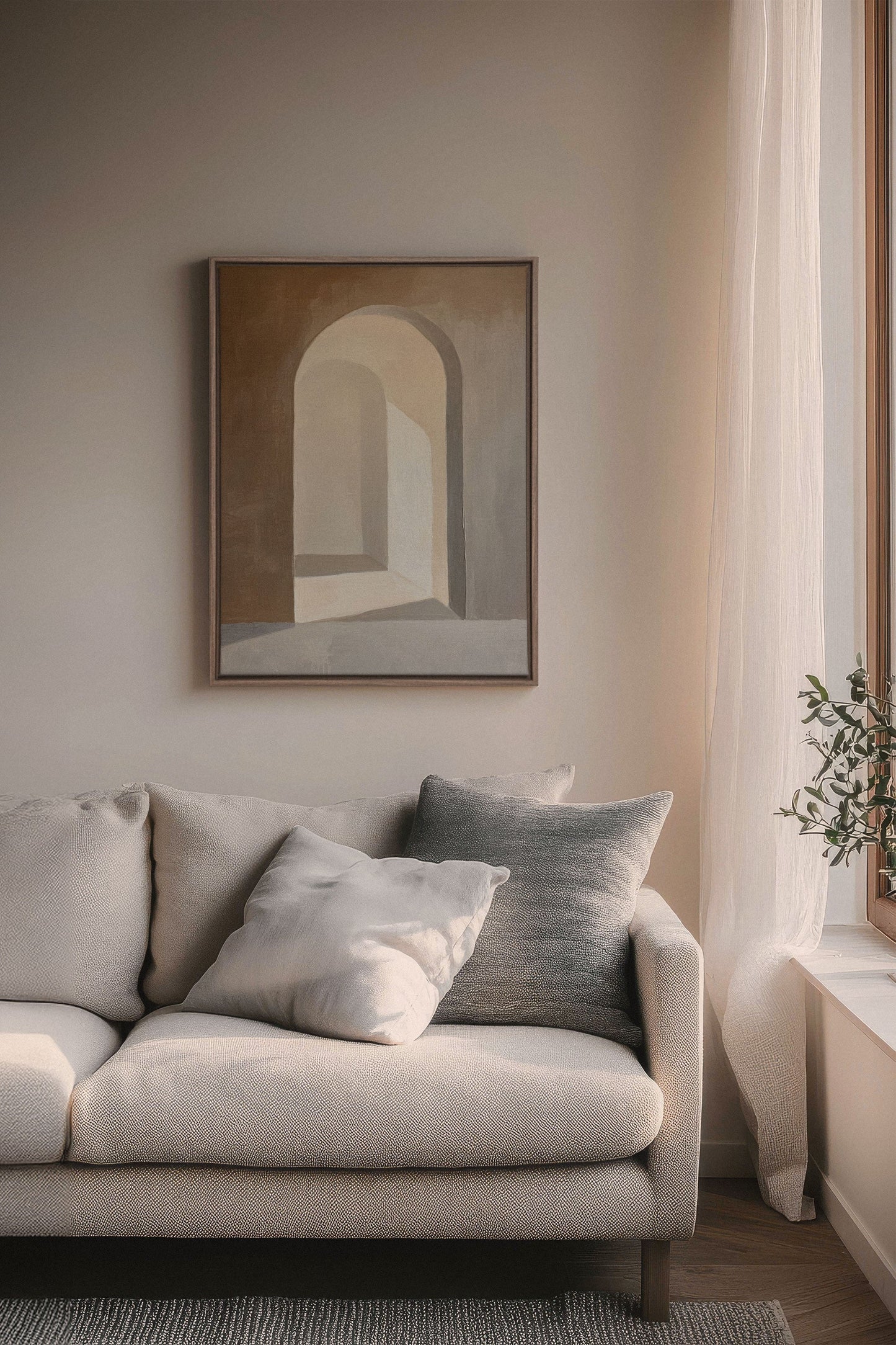 GOLDEN ARCH, Oeuvre sur toile étirée