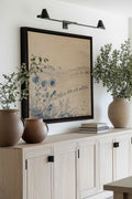 FLORAL HILLS, Oeuvre sur toile étirée