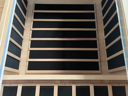 Blisspod | Vienna | Far Infrared Sauna Canadian Hemlock Very Low EMF Sauna, 7 Heaters – 3 Persons