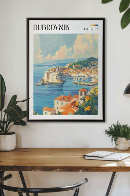 Dubrovnik, Oeuvre sur toile étirée