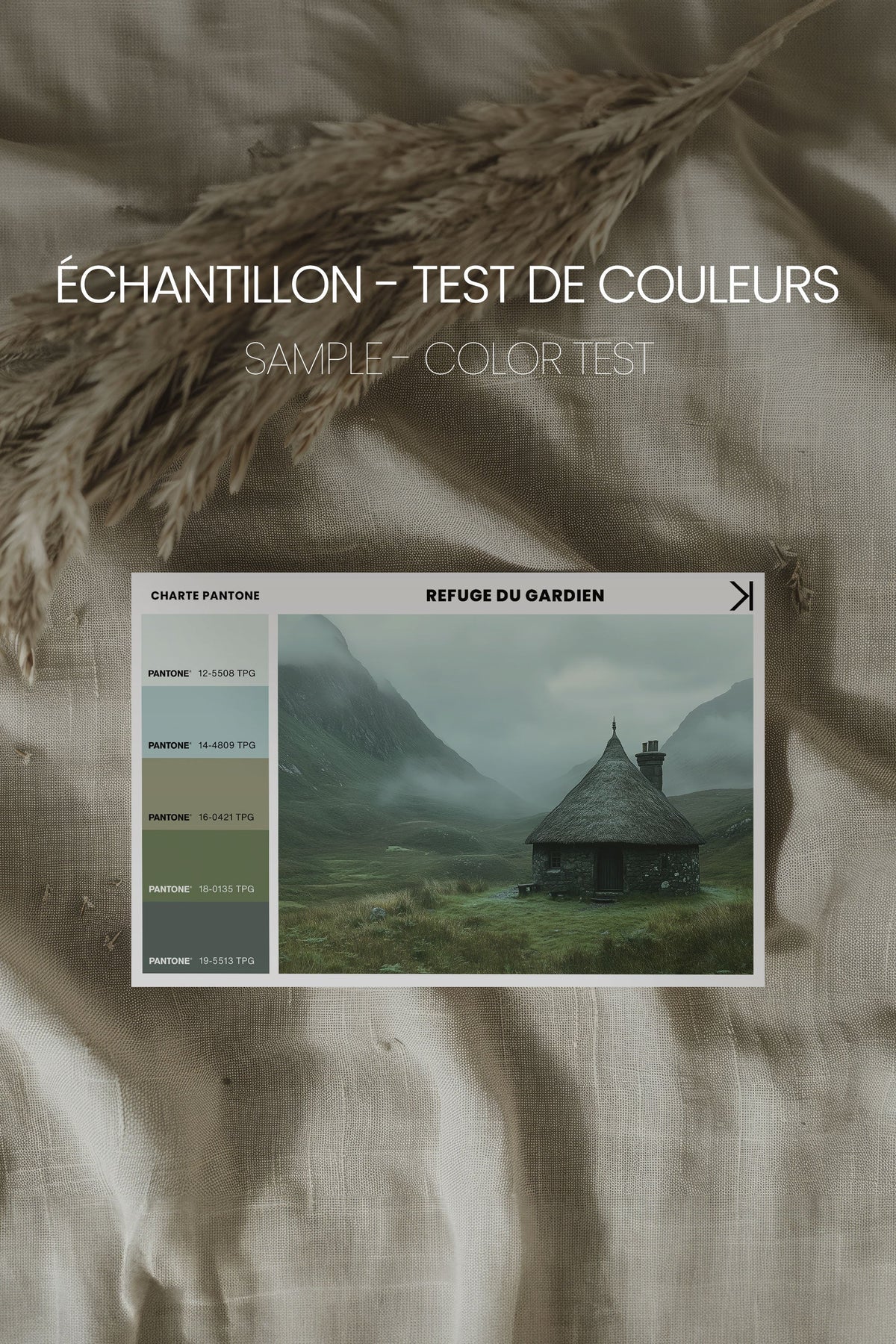 REFUGE DU GARDIEN, Oeuvre sur toile étirée
